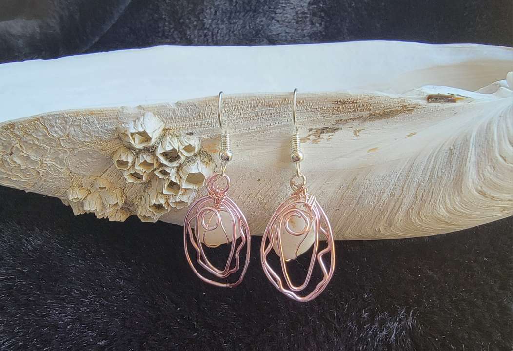 Rose Gold Vulva Earings