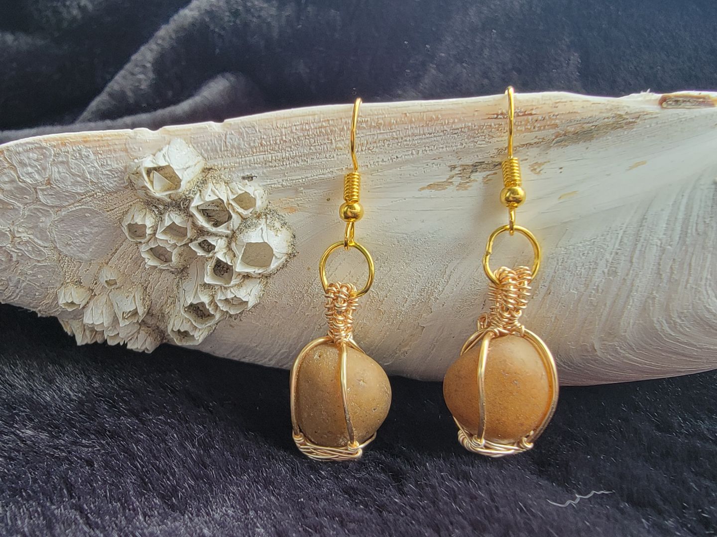 Golden Yellow Jasper Earrings