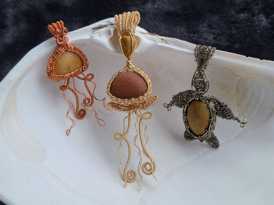 Sea Creature Pendants